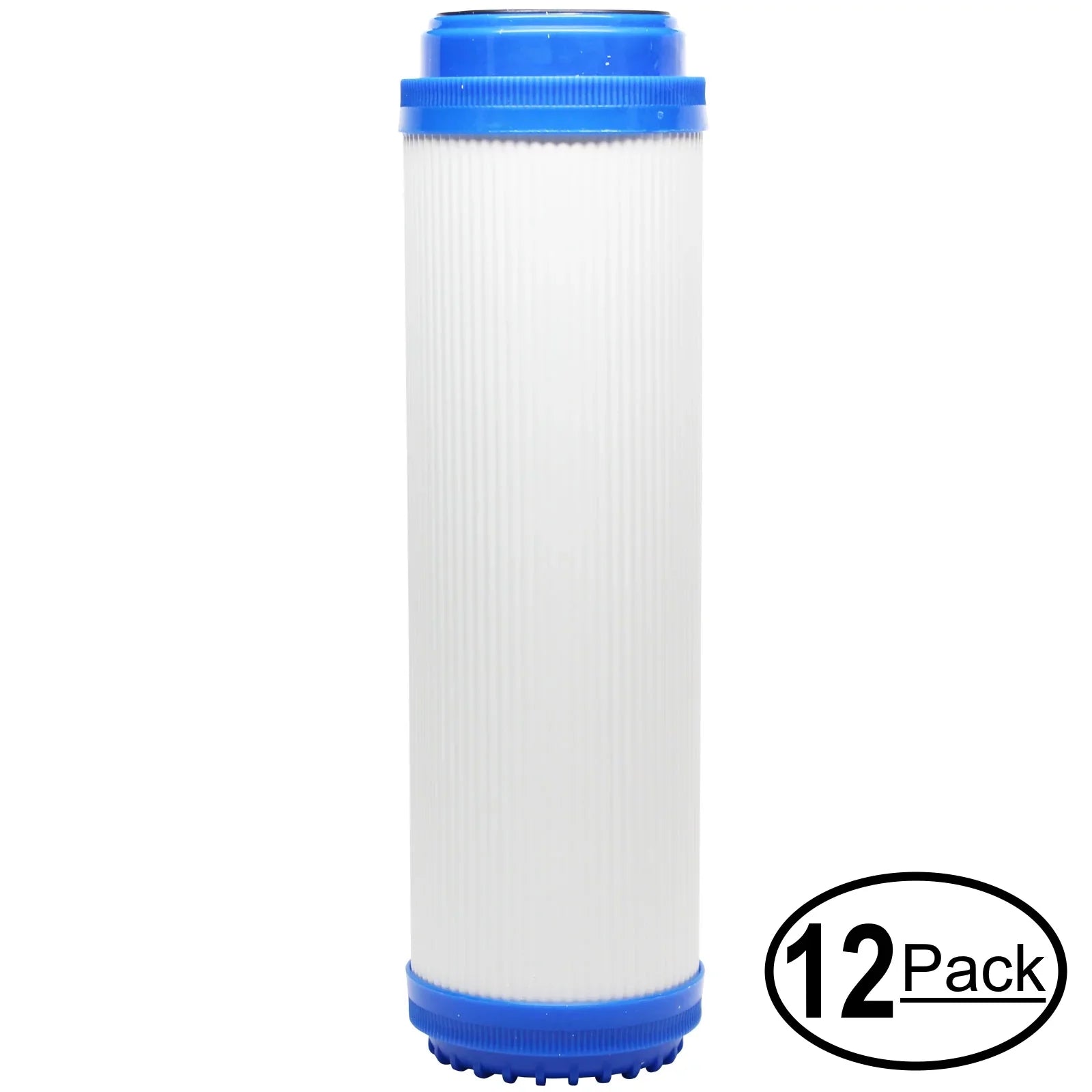 12-Pack Replacement for Expres RODI5D Granular Activated Carbon Filter - Universal 10-inch Cartridge for EXPRESS - 50GPD 6-Stage Reverse Osmosis RO DI System - Denali Pure Brand