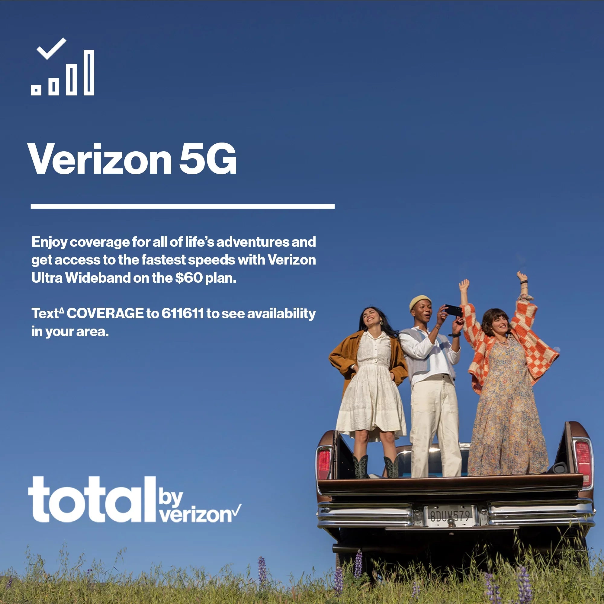 Total By Verizon Nokia C100; 32GB; Blue- Prepaid Smartphone [Locked to Total by Verizon]