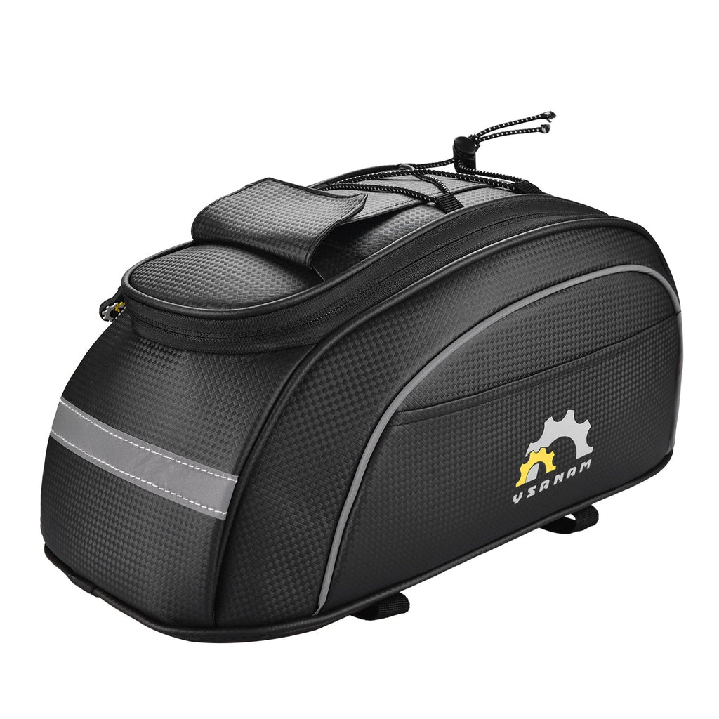 Tomshoo Fluidproof Cycling Insulated Cooler Bag MTB Bike Trunk Bag Rear Rack Bag Storage Luggage Carrier Bag Pannier