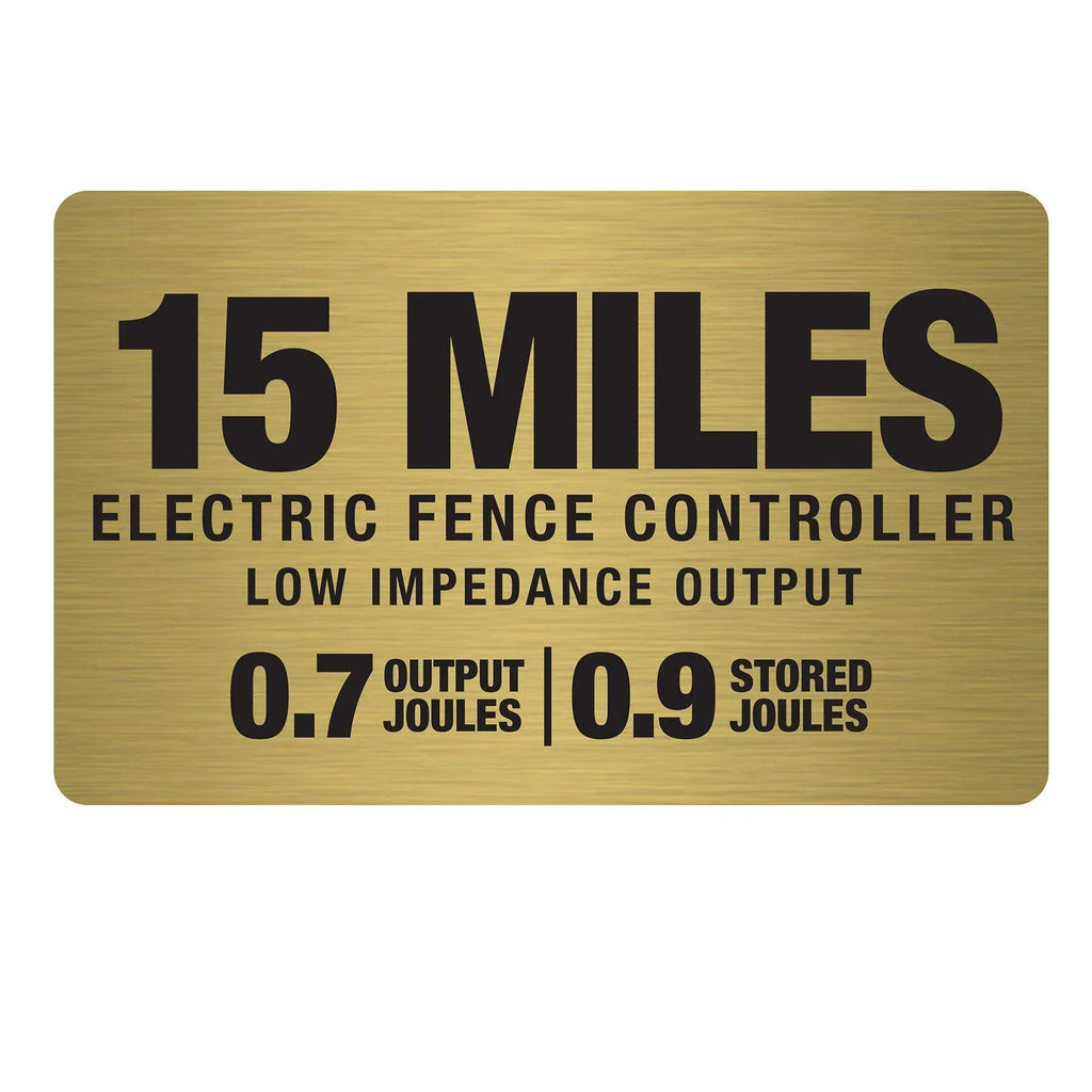 American FarmWorks 0.7 Joule 15-Mile AC-Powered Low Impedance Voltage-driven Fence Charger