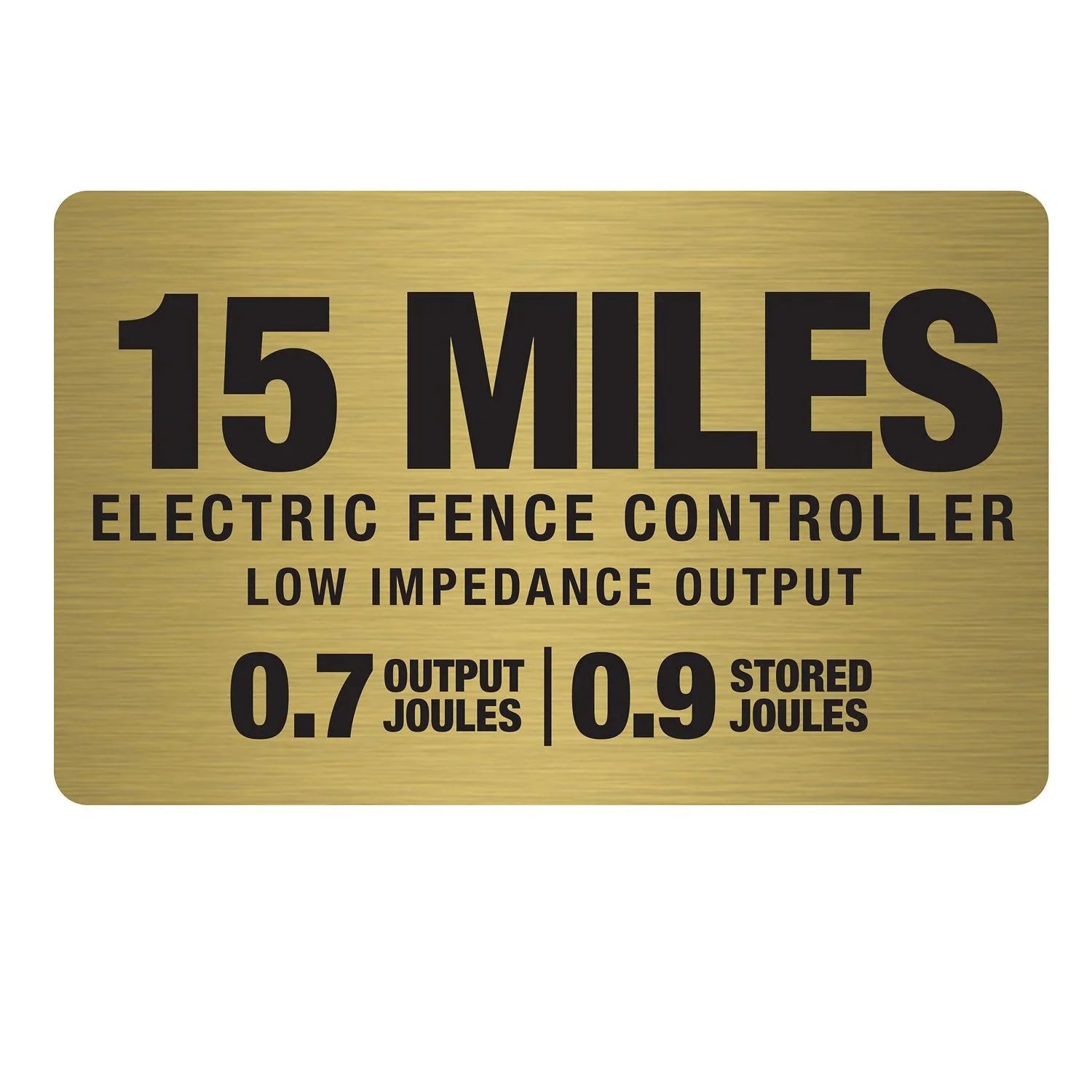 American FarmWorks 0.7 Joule 15-Mile AC-Powered Low Impedance Voltage-driven Fence Charger