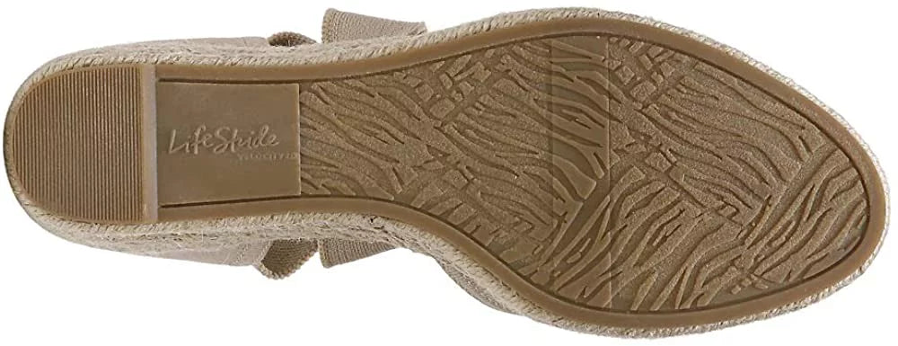 LifeStride Kascade Women's Sandals & Flip Flops Taupe Size 10 W