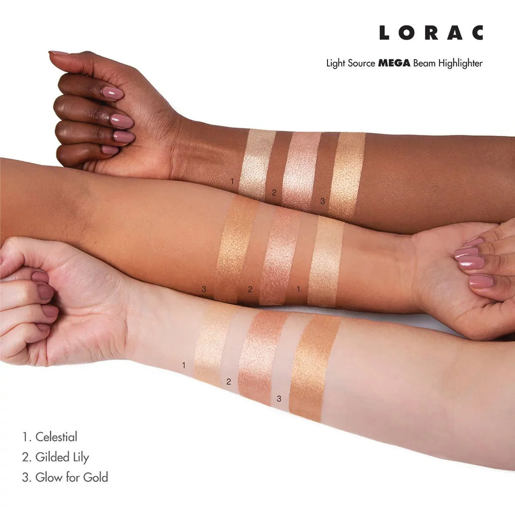 Lorac Light Source; Mega Beam Highlighter; Celestial; 0.22 oz (6.5 g)