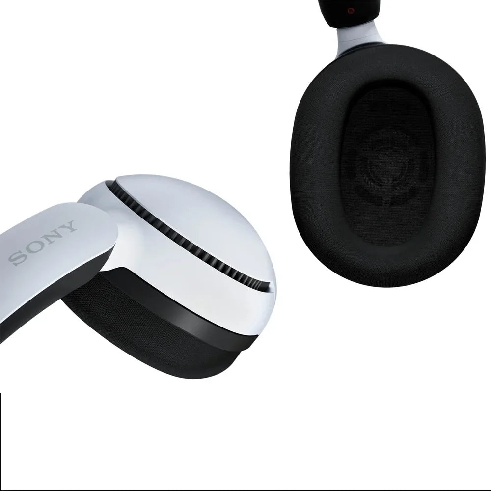 Sony WHG500/B INZONE H5 Wireless Noise Cancelling Gaming Headset; Black Bundle with Deco Gear Pro Audio Headphone Stand; 6 Foot USB-A to USB-C Cable & 2 YR CPS Enhanced Protection Pack