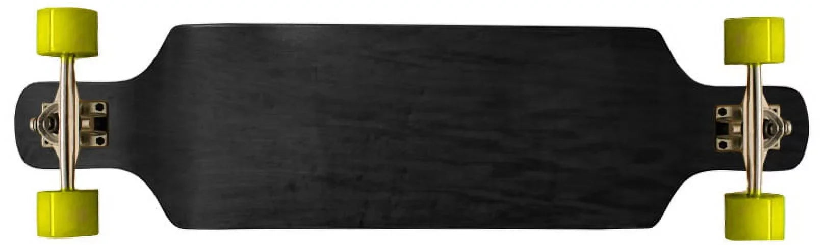 Drop Down Longboard Complete Black Concave Maple Symmetrical Shape 76mm Wheels