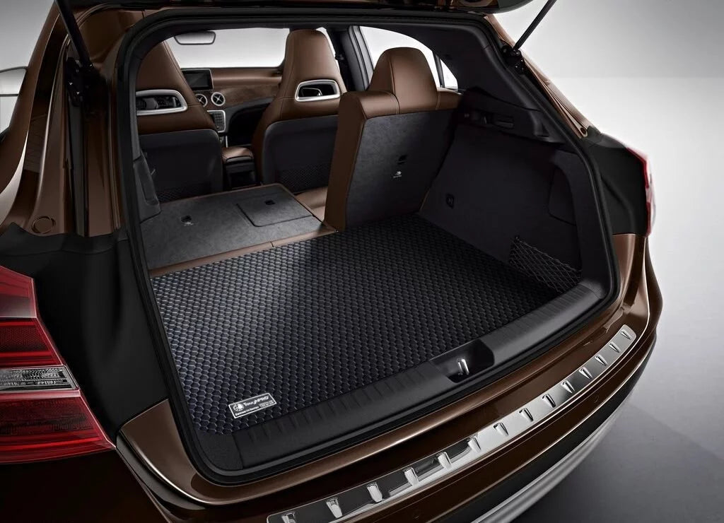 ToughPRO - Trunk Mat Compatible with HONDA Accord - All Weather Heavy Duty (Made in USA) - Black Rubber - 2012