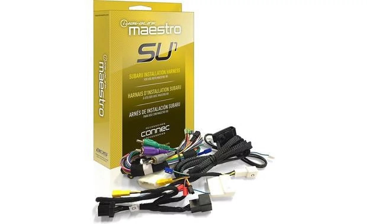 ADS HRN-RR-SU1 Connect an iDatalink-Ready Receiver and Retain Steering Wheel Controls; Factory Amp and Sub; and Backup Camera in Select 2008 - 2014 Subaru Vehicles