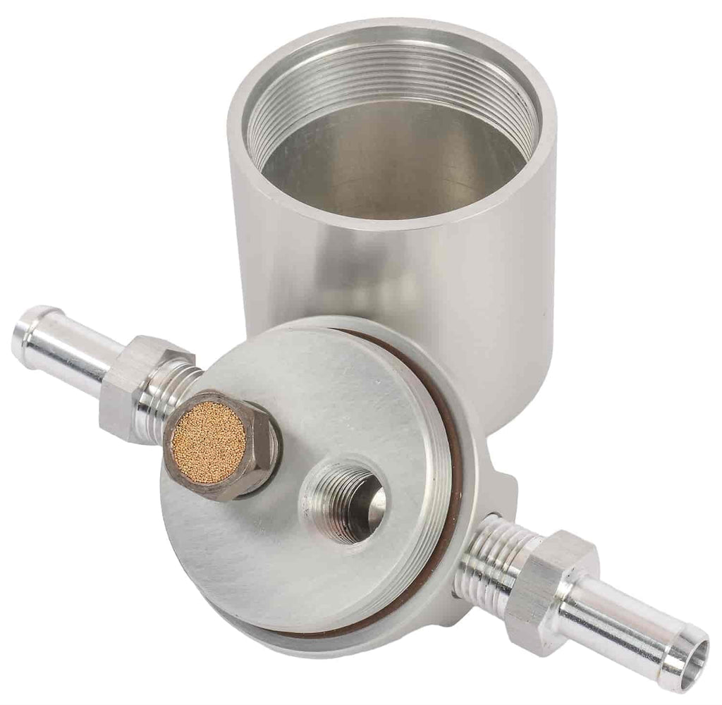 JEGS 52206 Air Oil Separator Universal Billet Aluminum Small/Lightweight Design