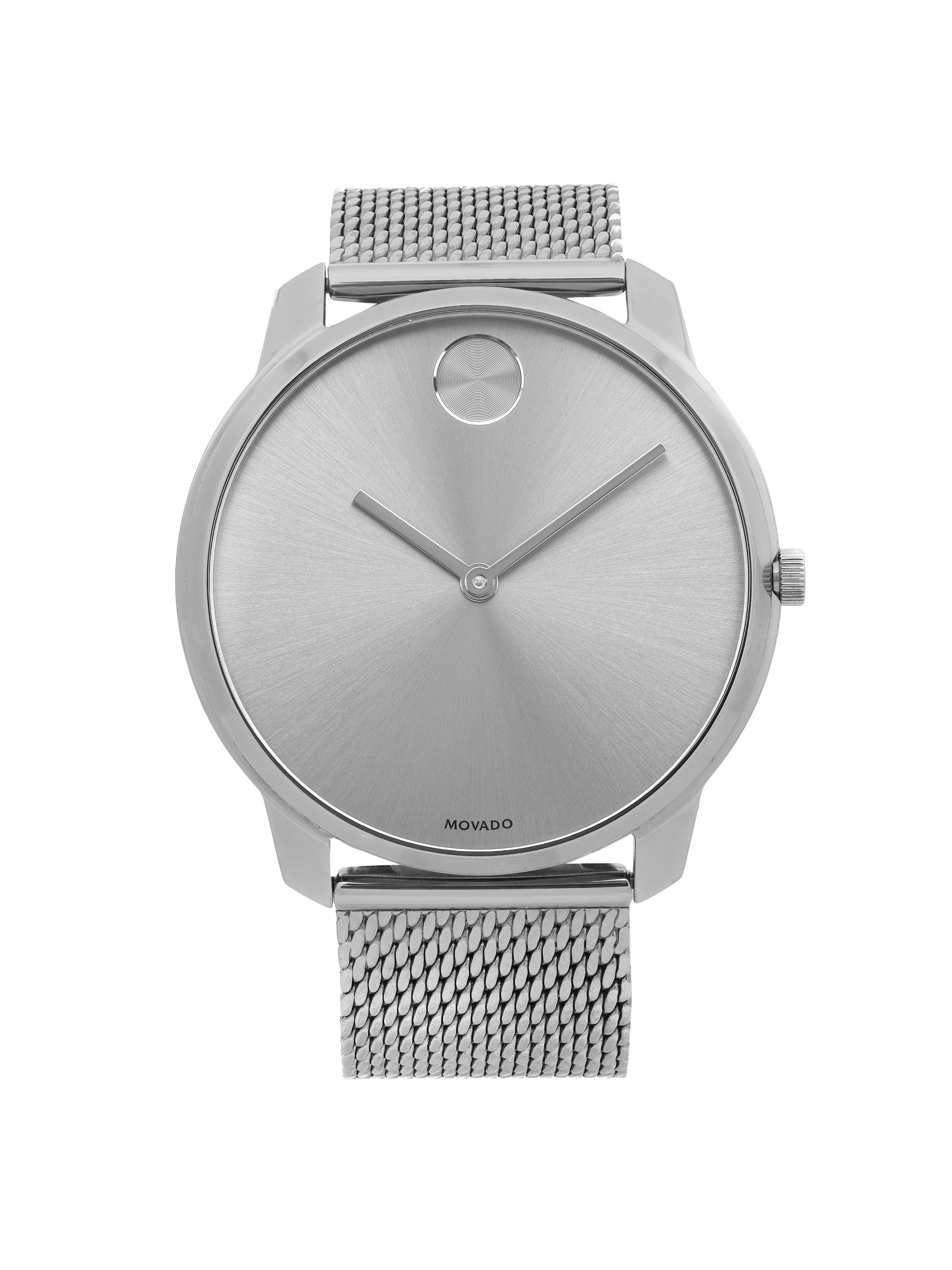 Movado Bold 40mm Grey Ion-Plated Stainless Steel Gray Dial Mens Watch 3600599