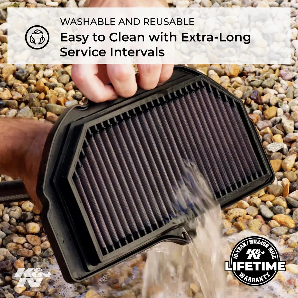 K&N Engine Air Filter: High Performance; Premium; Powersport Air Filter: 1993-2006 BMW (R1150R; R1150R Rockster; R850R; R1150GS; R1150RS; R1150RT; R1100R; and other select models) BM-0400