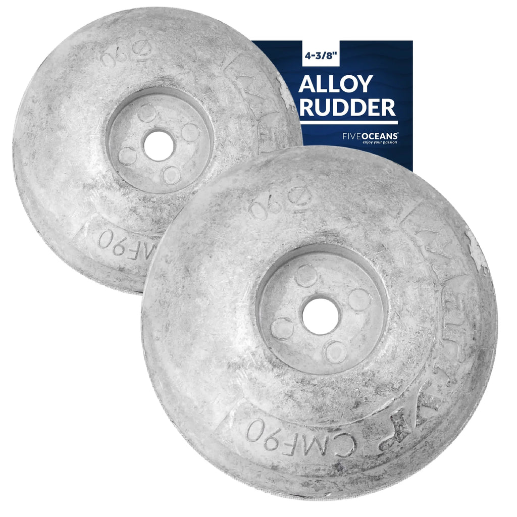 Five Oceans Zinc Alloy Rudder/Trim Tab Disc Anode; 3-1/2 inches (90mm)(Pair) FO4175-M2