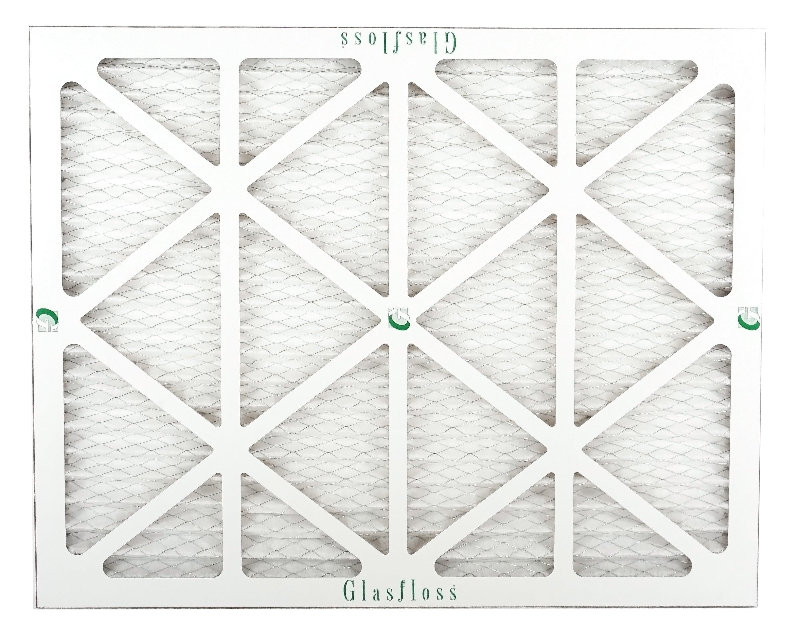 Glasfloss 14x22x1 - MERV 10 -Qty:12 - Furnace Air Filter - Made in USA (Actual Size: 13.5 x 21.5x7/8 inch)