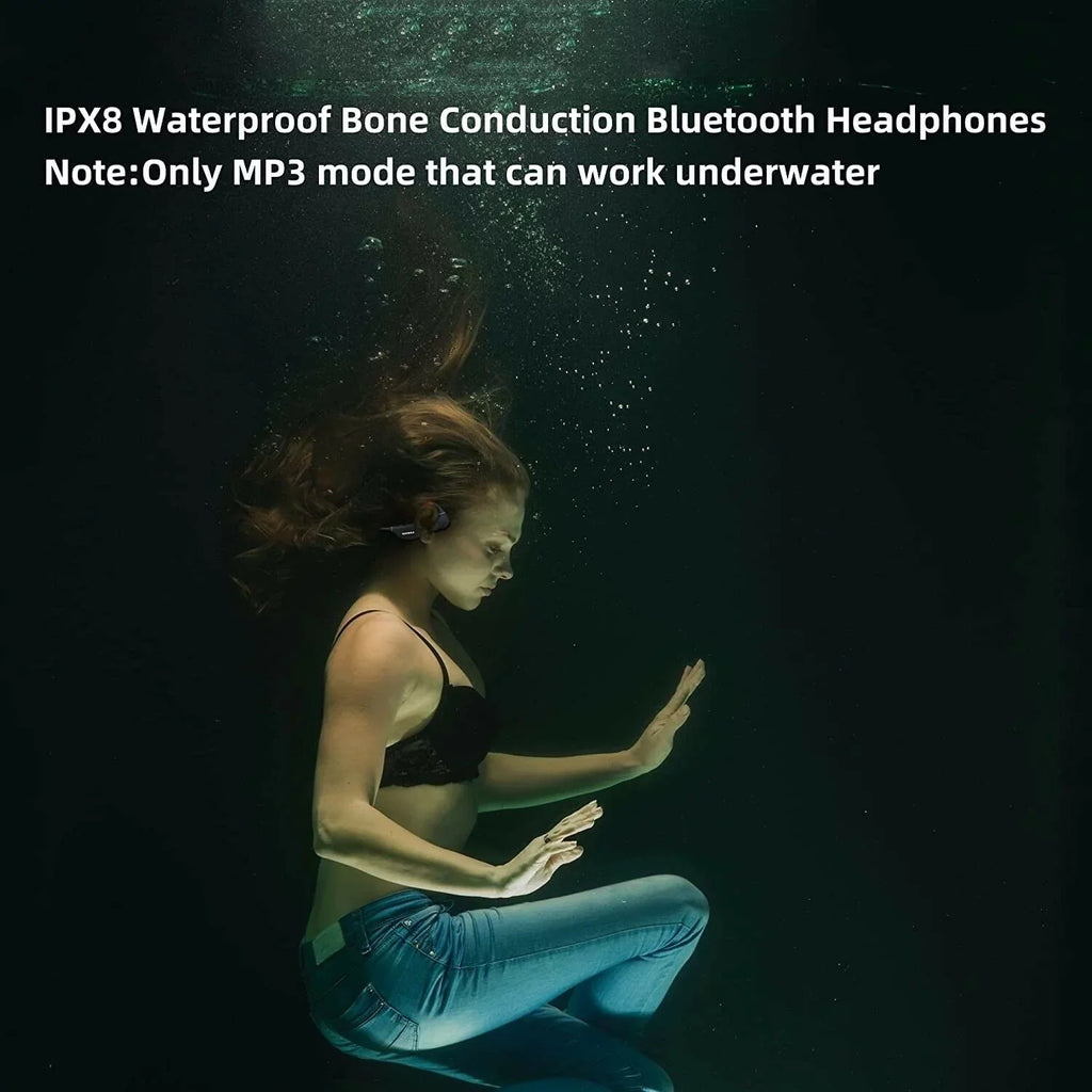 Bone Conduction Headphones 5.3 Open Ear Headphones IPX5 Liquidproof
