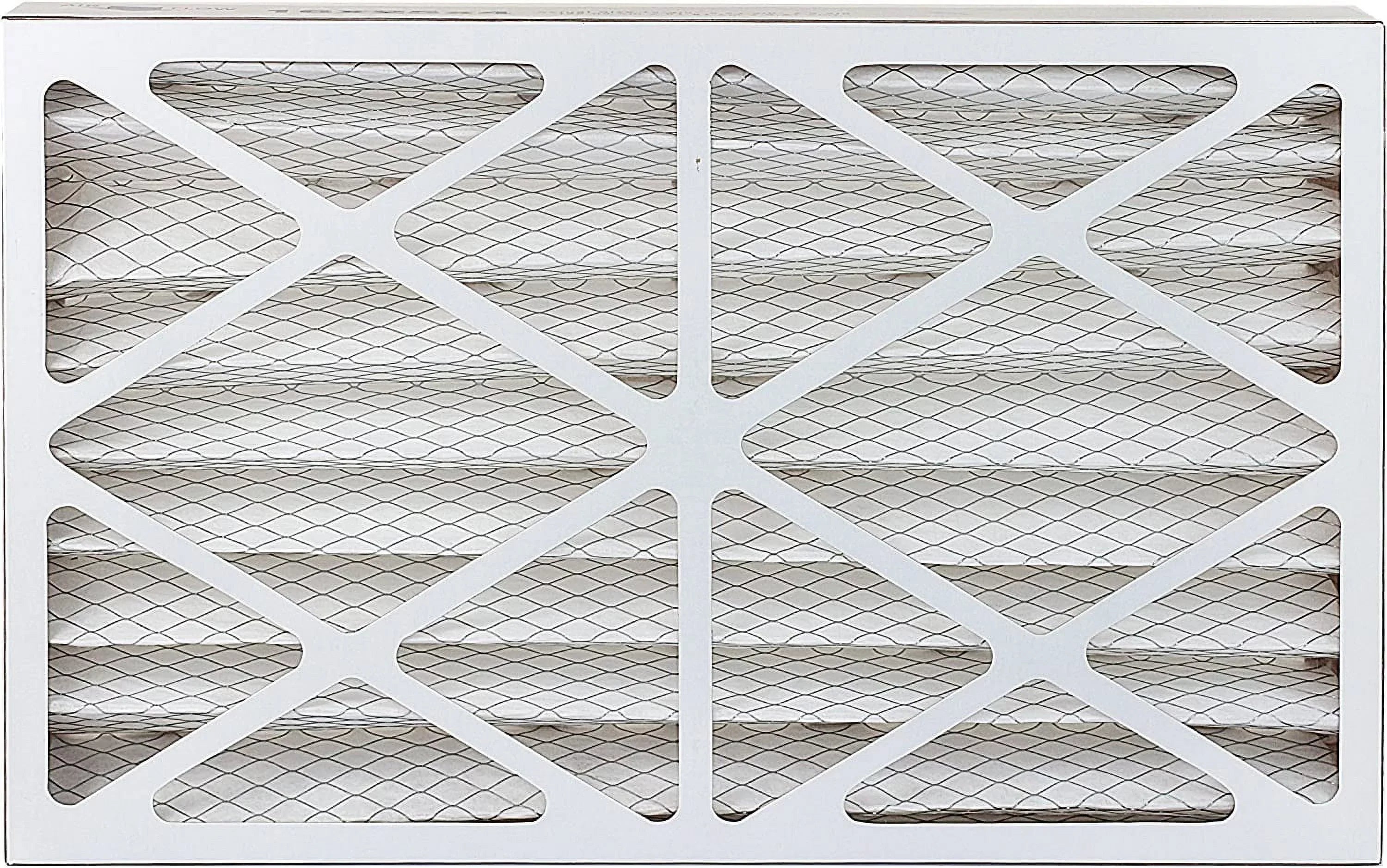 Filterbuy 16x25x4 MERV 8 Pleated HVAC AC Furnace Air Filters (2-Pack)
