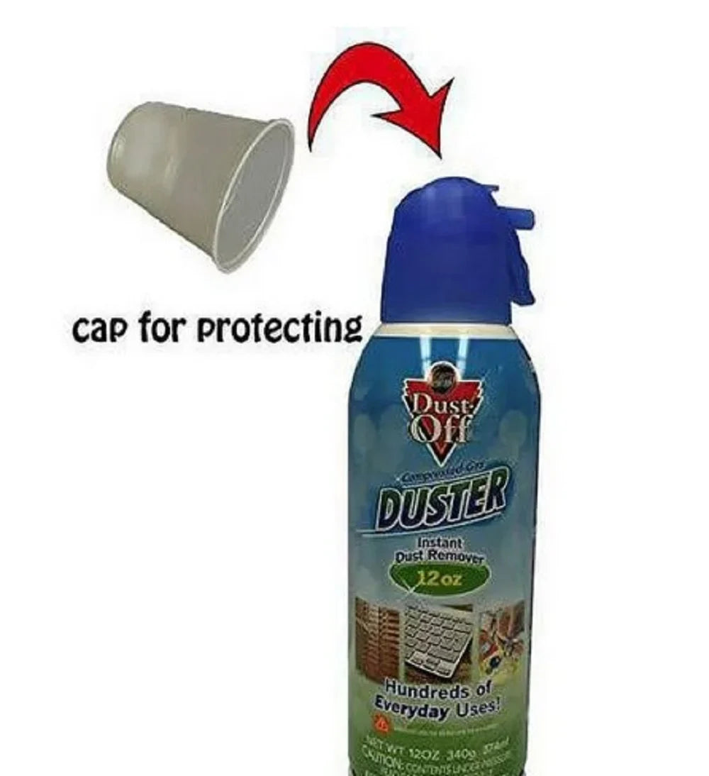 Dust-Off Compressed Gas Duster; 12 oz; 6 Count