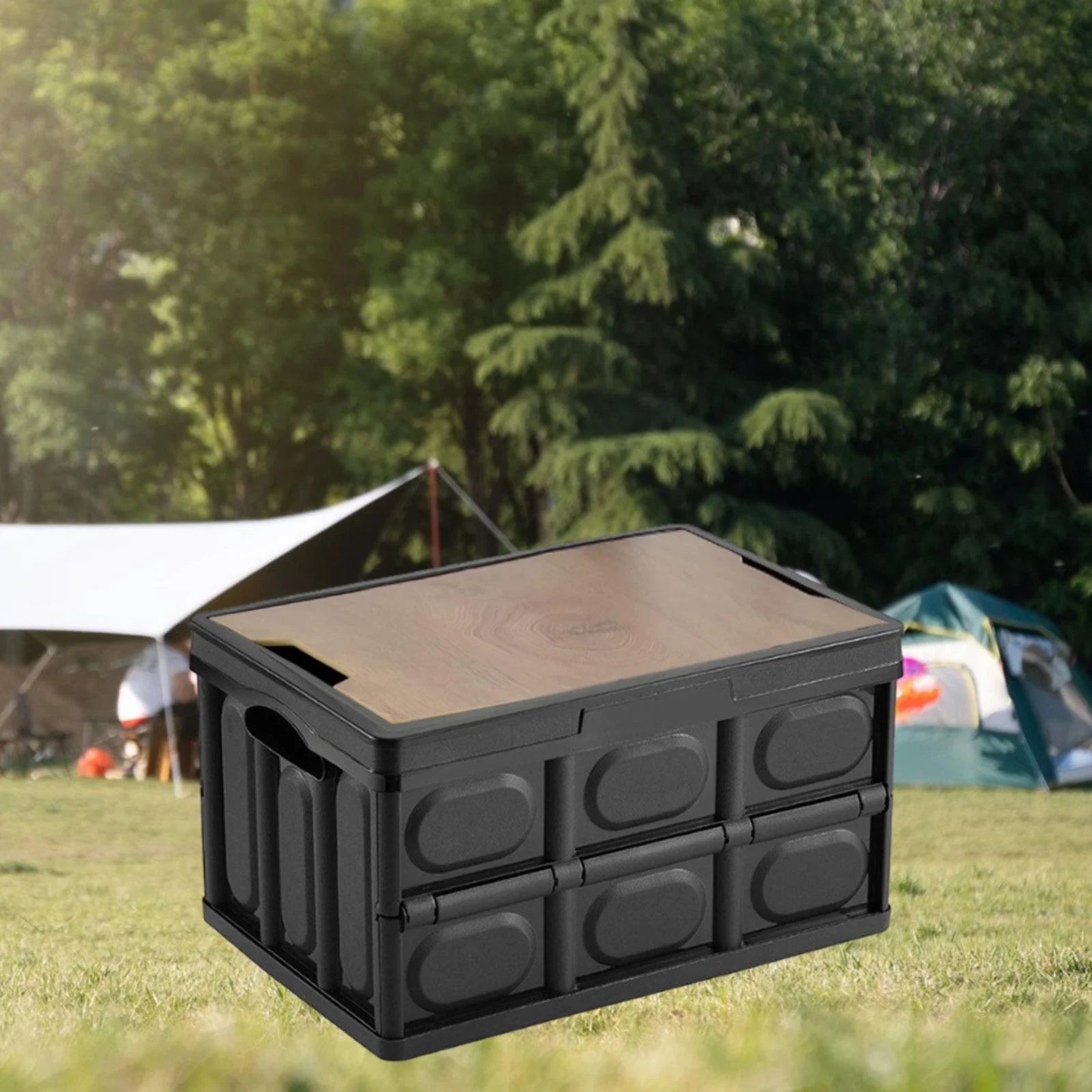 Car Trunk Organizer Folding Storage Box Collapsible Storage Bin Camping Containers for Wardrobe; Toys Dolls; Closet; Nursery 42cmx29cmx24cm