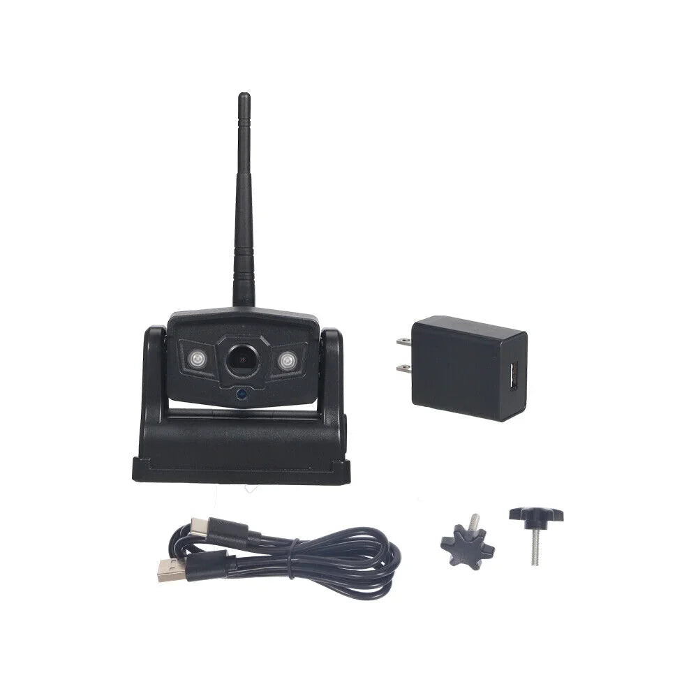 JahyShow Magnetic WiFi Wireless Backup Camera; Powerful 9600mAh Battery; Ideal for Front/Rear View