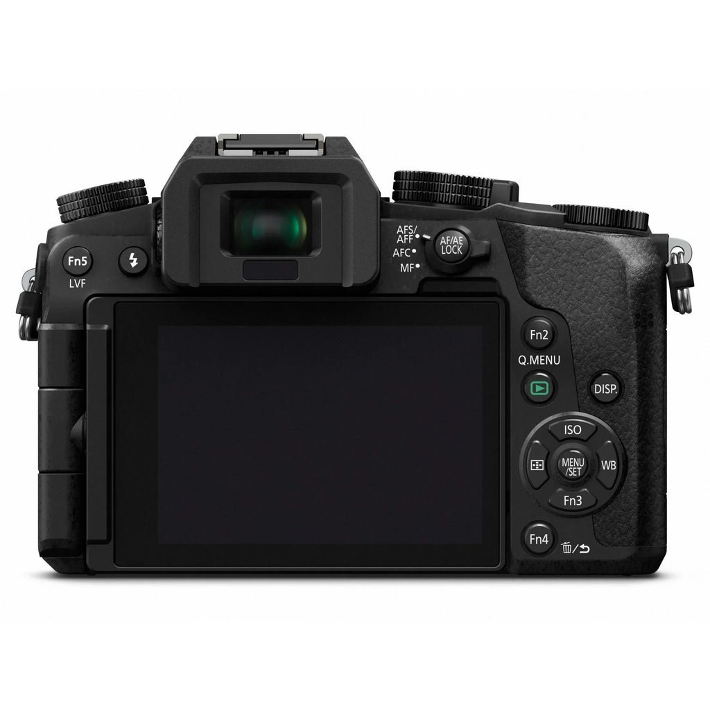 Panasonic Lumix G7 16 Megapixel Mirrorless Camera with Lens; 0.55"; 1.65" (Lens 1); 1.77"; 5.91" (Lens 2); Black