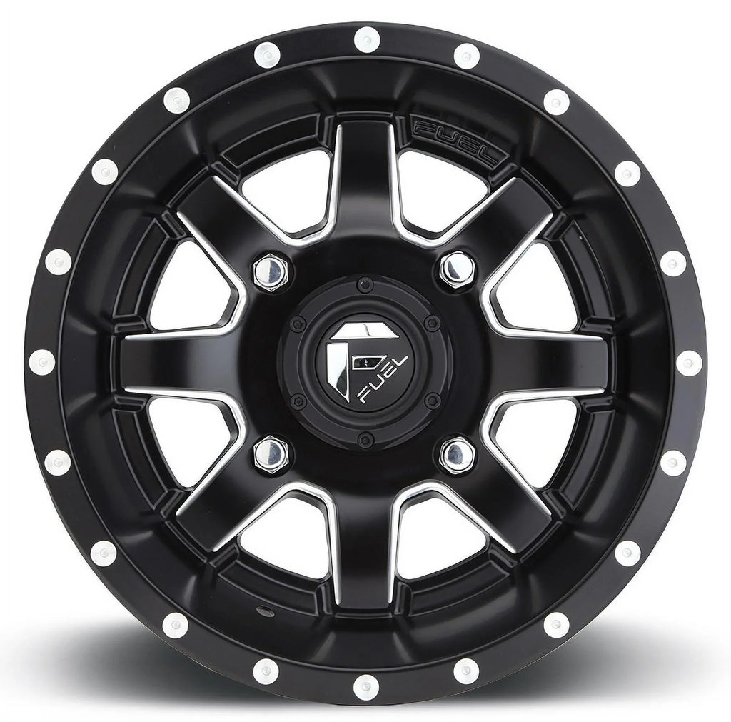 Fuel Maverick 15" Wheels Black 32" Warrior XT Sticky Tires Can-Am Maverick X3 / Honda Pioneer 1000 / Talon