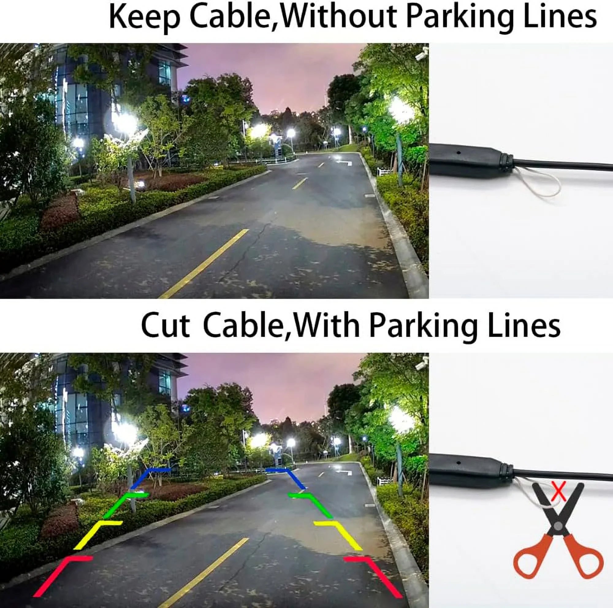 Vlicevrn HD Car Rear View Camera Trunk Handle with Fish Eye Lens Night Vision Backup Parking Camera Liquidproof IP68