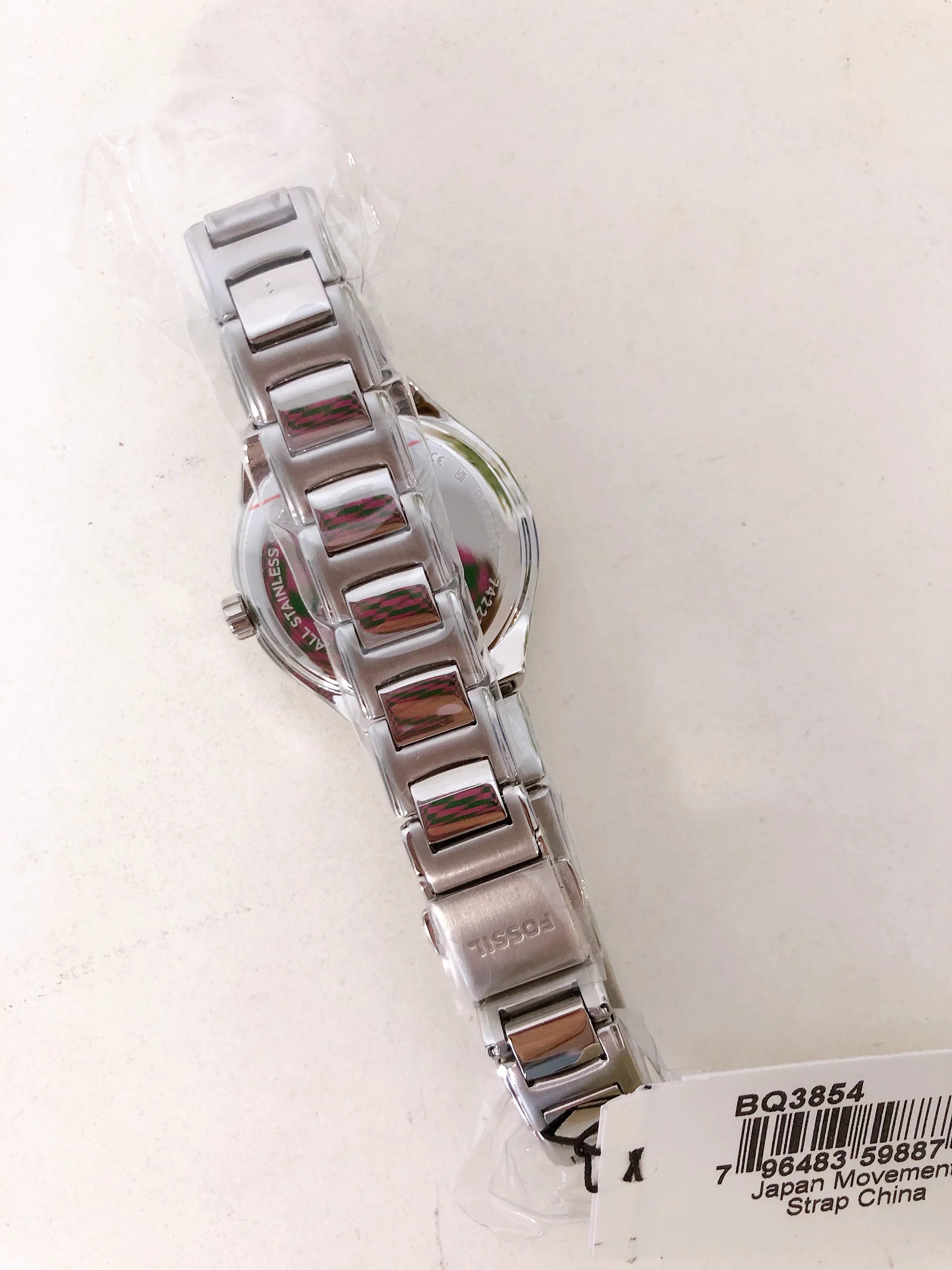 Fossil BQ3854 Eevie Three-Hand Date Stainless Steel Watch