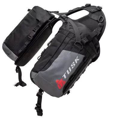 Tusk Excursion Rackless Luggage System w/ X-Small Dry Duffel Tail Bag Standard Heat Shield For KTM 690 SMC 2007-2010
