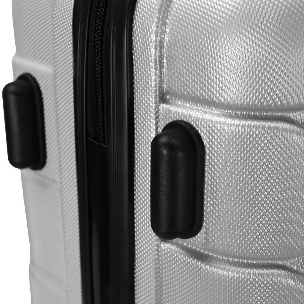 Elite Luggage Omni 3-Piece Hardside Spinner Luggage Set; Grey