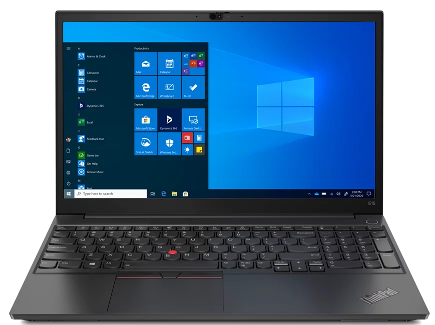 Lenovo Thinkpad E15 Gen 2 Business Laptop; 15.6" FHD (1920 x 1080) Non-Touch; 11th Gen Intel Core i7-1165G7; 32GB RAM; 1TB SSD; Intel Iris Xe Graphics; Windows 10 Pro