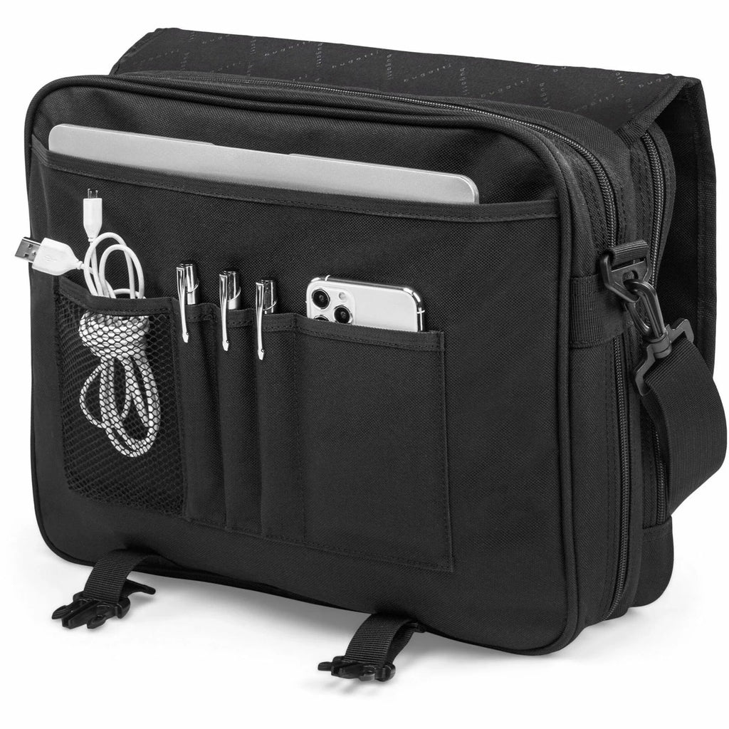 bugatti THE ASSOCIATE Carrying Case (Briefcase) for 15.6" Notebook; Black