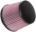 K&N Universal Clamp-On Air Filter: High Performance; Premium; Washable; Replacement Filter: Flange Diameter: 6 In; Filter Height: 6 In; Flange Length: 0.625 In; Shape: Round Tapered; RU-5173