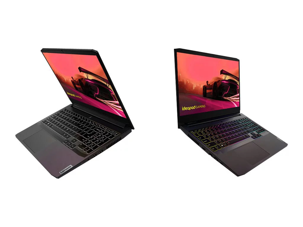 Lenovo IdeaPad Gaming 3 15ACH6 82K2 - 180-degree hinge design - AMD Ryzen 5 - 5600H / up to 4.2 GHz - Win 11 Home - GF GTX 1650 - 8 GB RAM - 512 GB SSD NVMe - 15.6" IPS 1920 x 1080 (Full HD) @ 120 Hz - 802.11a/b/g/n/ac/ax - shadow black - kbd: US