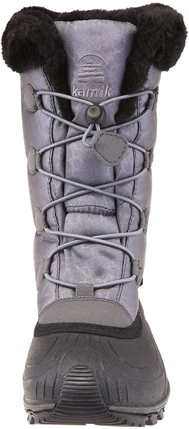 Kamik Women's Momentum Snow Boot; Charcoal/Grey; 10 M