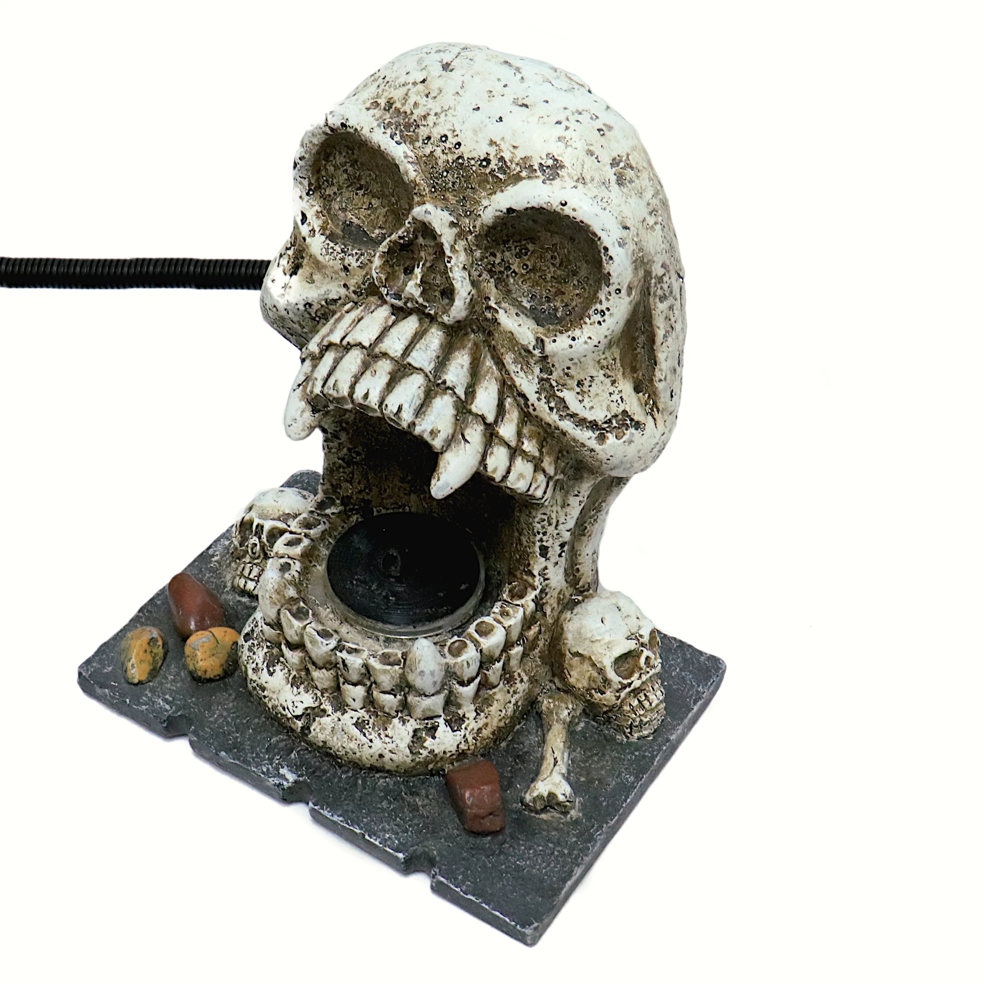 Custom Pro Skull Statuary Fountain Spitter Decorative Outdoor Feature