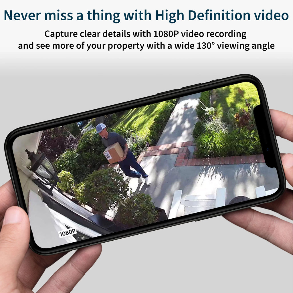 Arlo Essential Spotlight Camera - 3 Pack - Wireless Security; 1080p Video; Color Night Vision; 2 Way Audio; White - VMC2330