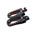 Fasst Impact Adventure Pegs Black/Orange for KTM 380 SX 1998-2002