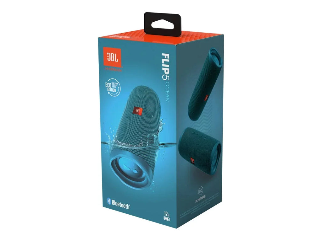JBL Flip 5 Portable Fluidproof Wireless Bluetooth Speaker - Ocean Blue