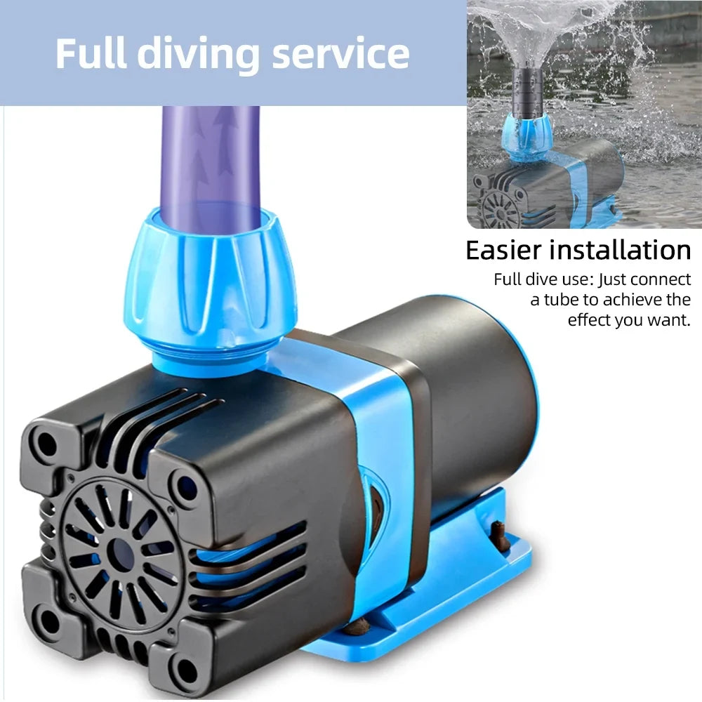 Arealer Variable Frequency Pump; Pump Pond Freshwater Pump Pond Freshwater And Saltwater Submersible Quiet Suitable Pond Freshwater Saltwater Sine Variable Pump Quiet Pump Suit Pond Pump Suit