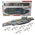 31 foot Toy Aircraft Carrier with Sound Effects Military Vehicles and 6 Drones