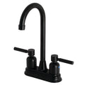 Kingston Brass KB8490DL Concord Bar Faucet; Matte Black