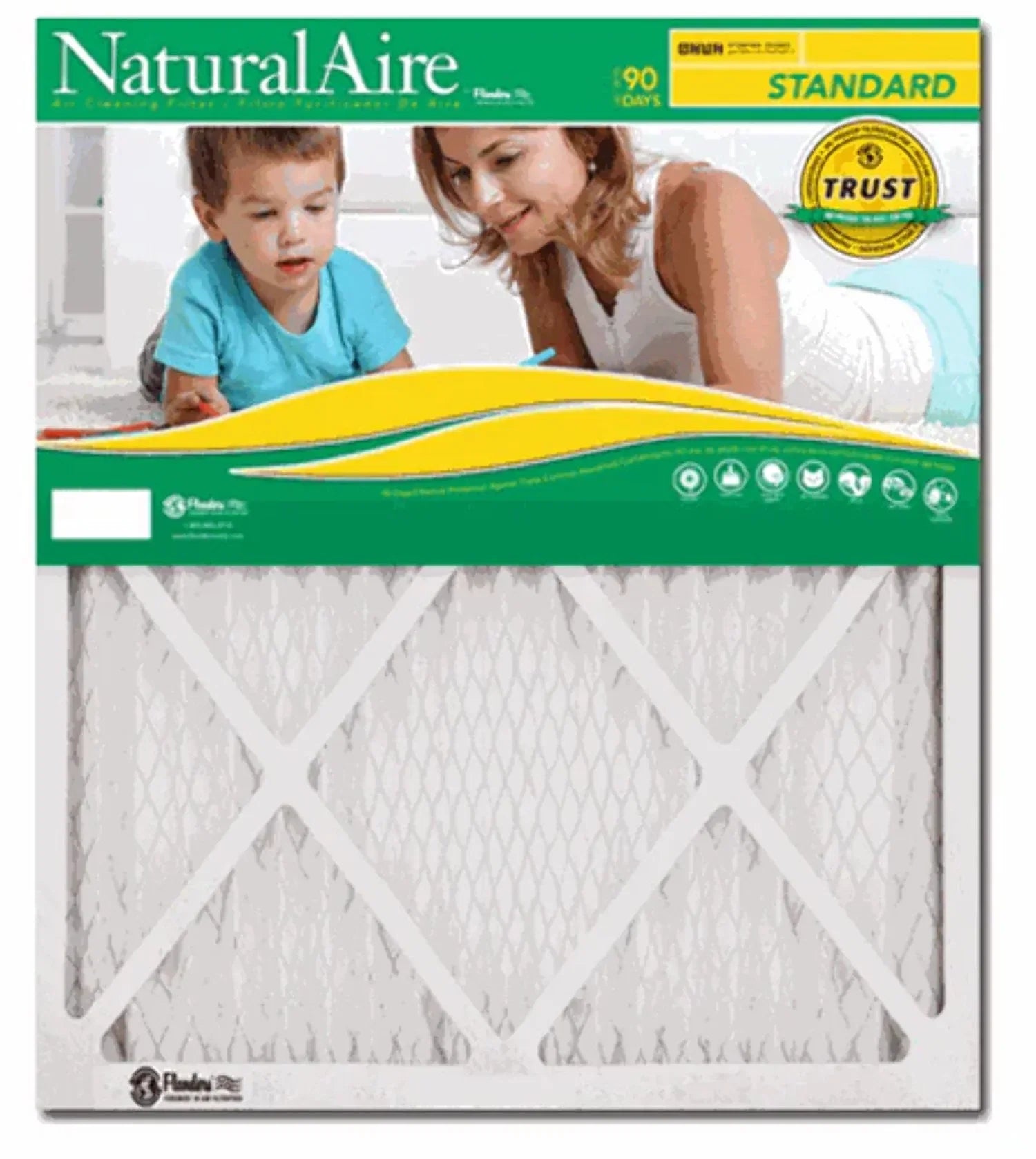 NaturalAire Standard Air Filter; MERV 8; 10" x 10" x 1"; 1-Pack