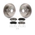 Transit Auto - Rear Disc Brake Rotors And Semi-Metallic Pads Kit For 2008-2013 Toyota Highlander K8S-101898