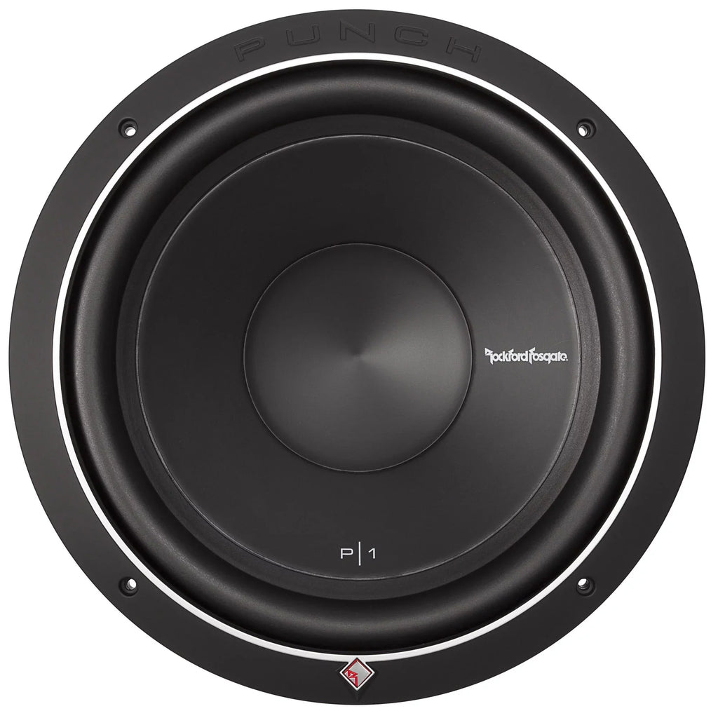 Rockford Fosgate - Two P1S4-12 12" Subwoofers - SVC (4-Ohm); 250 Watts Rms; 500 Watts Peak