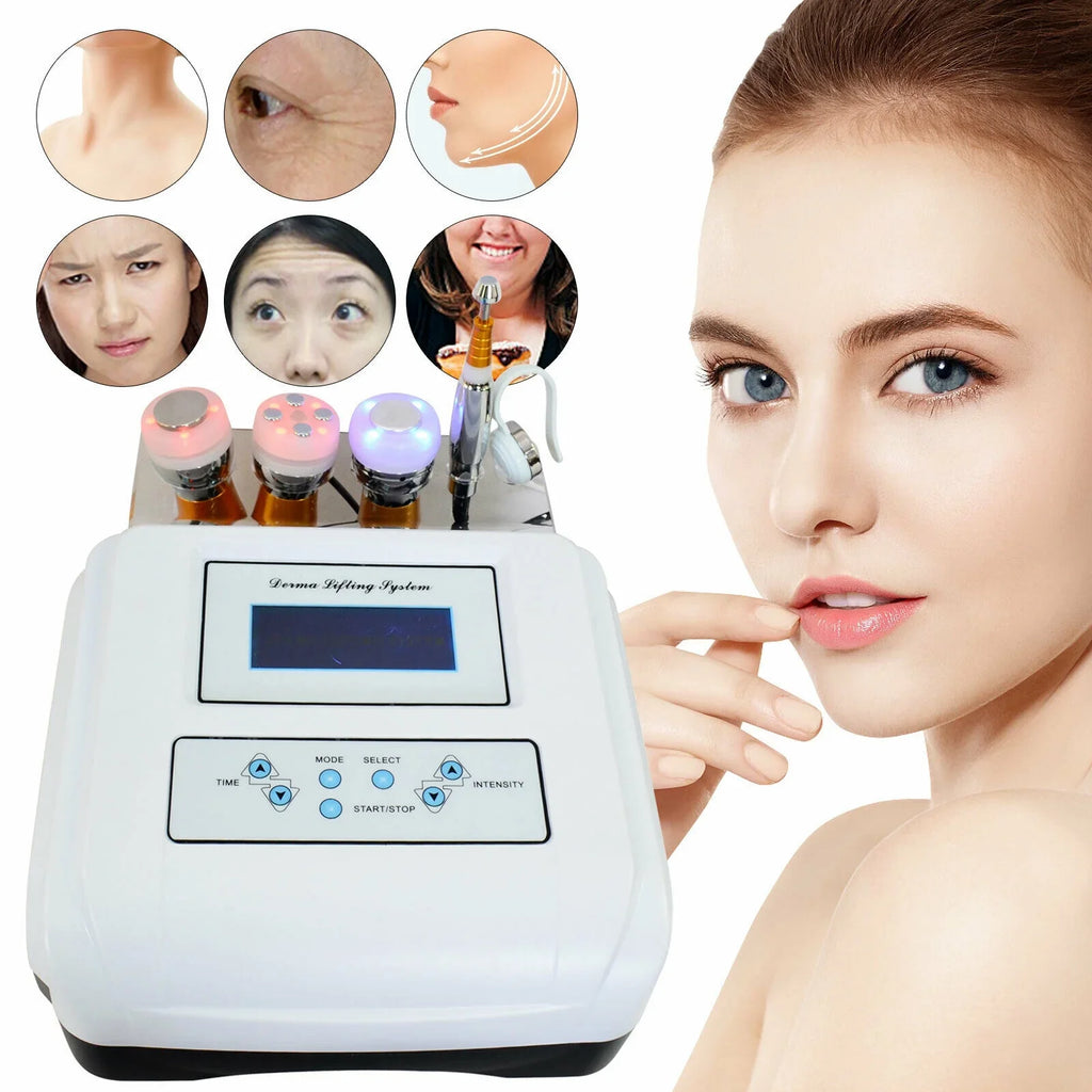 Anqidi Cryo Electroporation No Needle Mesotherapy 40K RF Cryo Cool System Fat Body Sculpting Slimming Mesotherapy System Spa