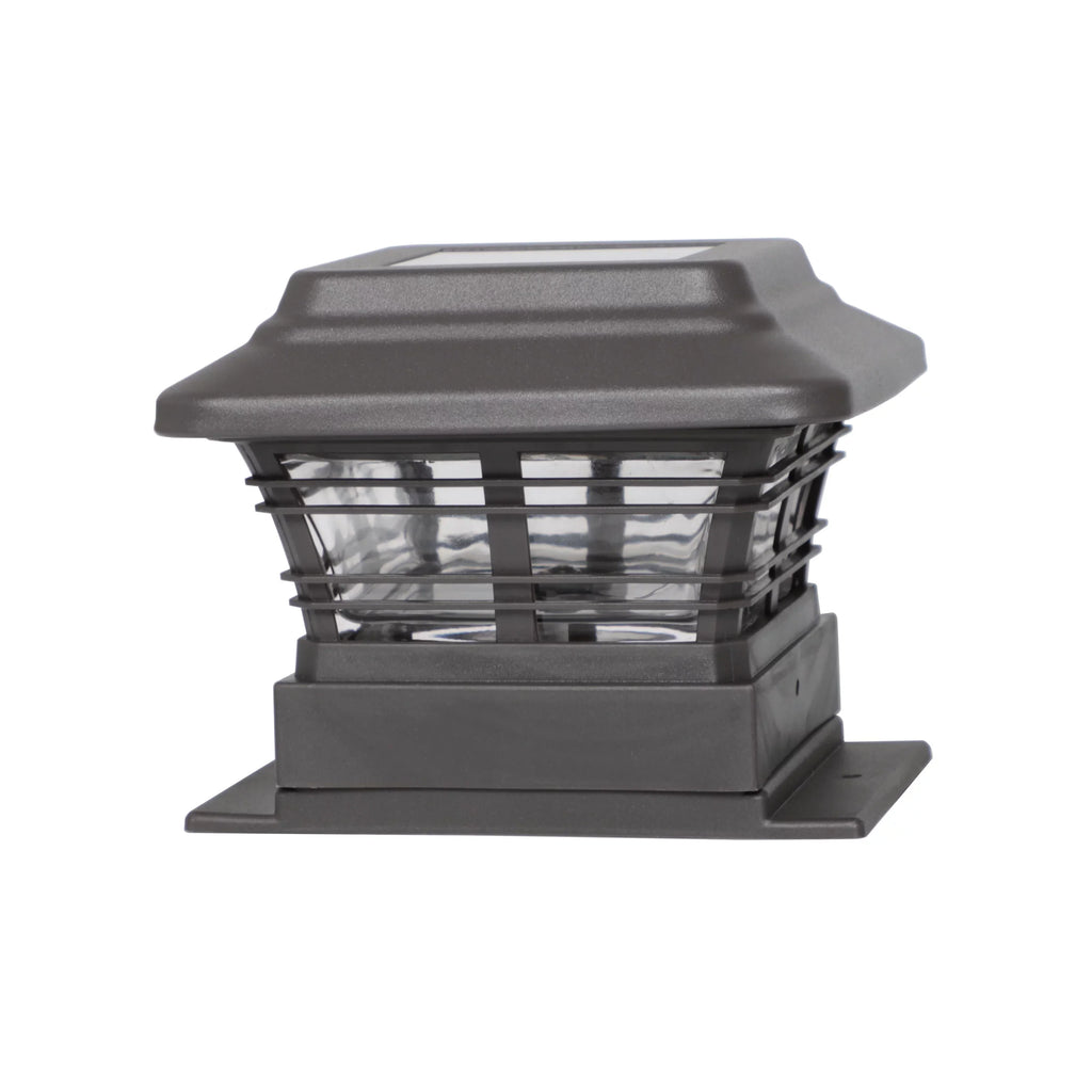 Better Homes & Gardens Solar Powered 4'' x 4'' Post Light; LED Light (4-Pack)