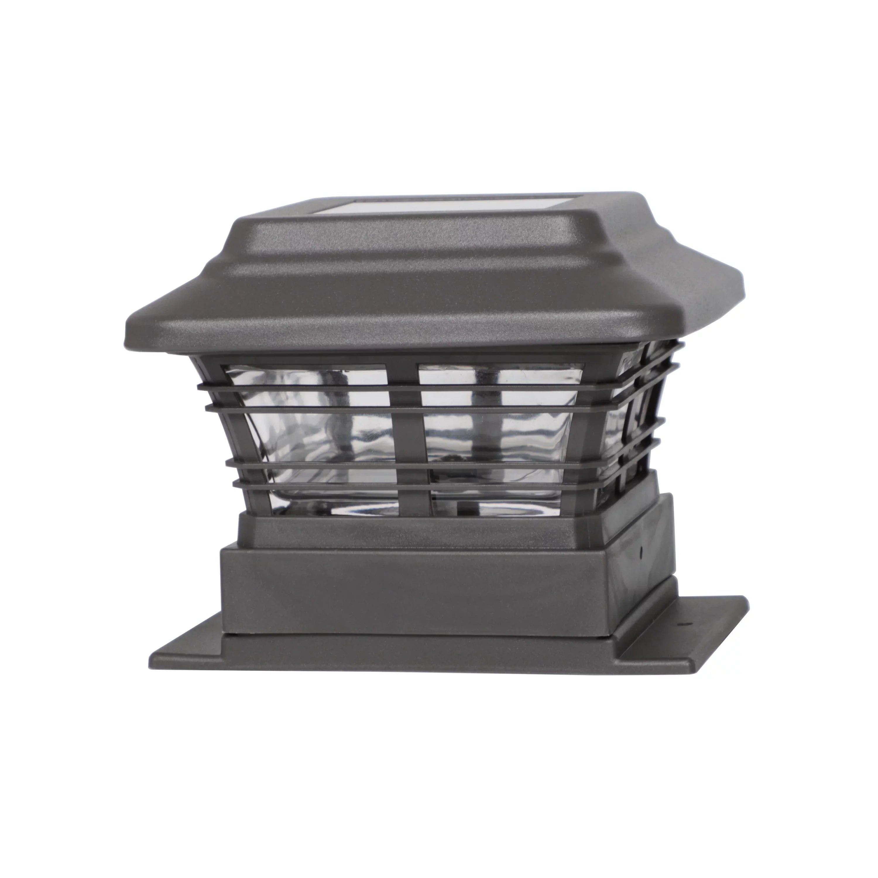 Better Homes & Gardens Solar Powered 4'' x 4'' Post Light; LED Light (4-Pack)