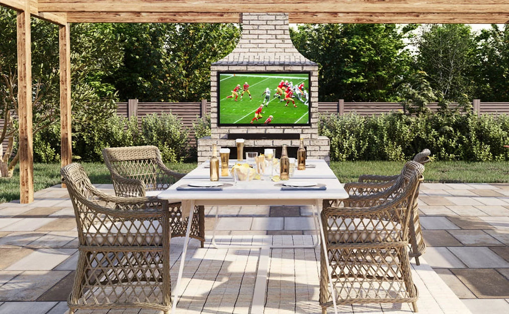 Furrion FDUP55CBS 55" Partial Sun Series Outdoor Weatherproof 4K UHD TV with an Additional 4 Year Coverage by Epic Protect (2021)