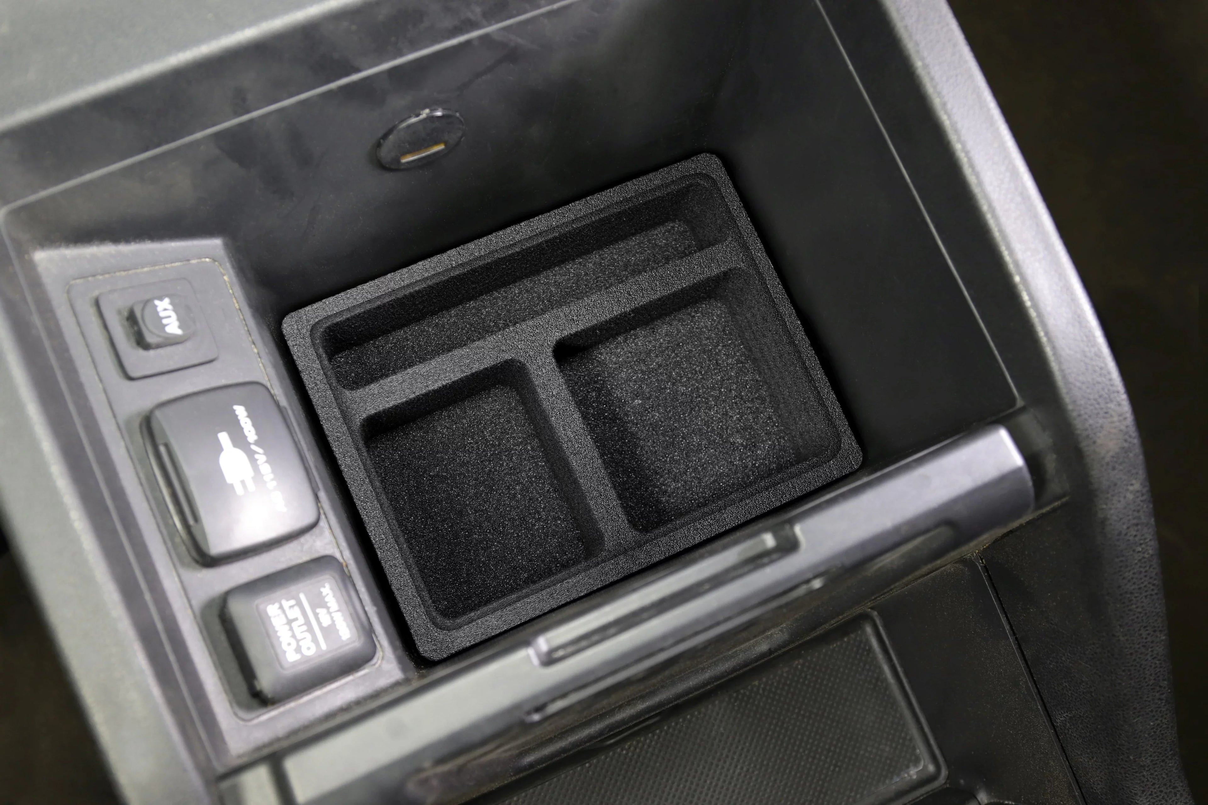 Red Hound Auto Center Console Organizer Vehicle Insert Secret Compartment Tray Compatible with Honda Pilot 2009 2010 2011 Black Anti-Rattle