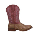 Roper Kids Girls Cross Cut Round Toe Western Cowboy Boots Mid-Calf