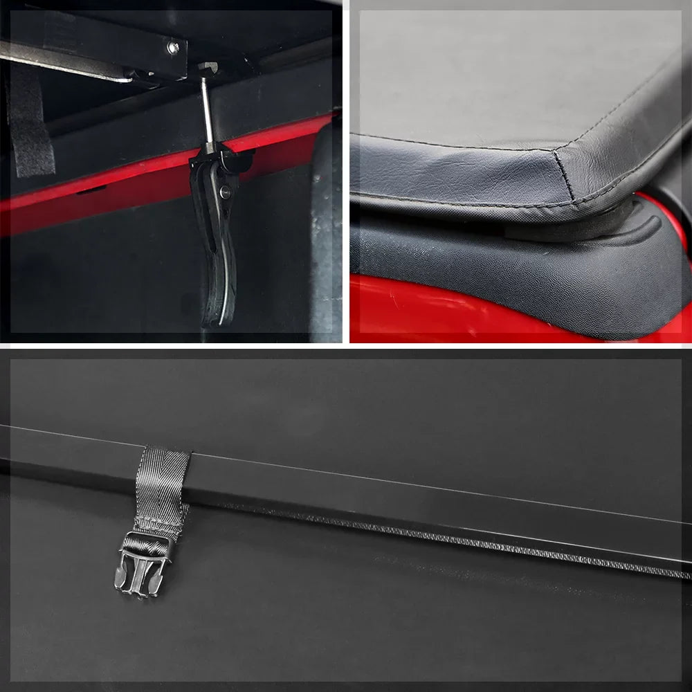 Short Bed Truck Tonneau Cover 5Ft Soft Tri-Fold Fleetside for 19-21 Ford Ranger
