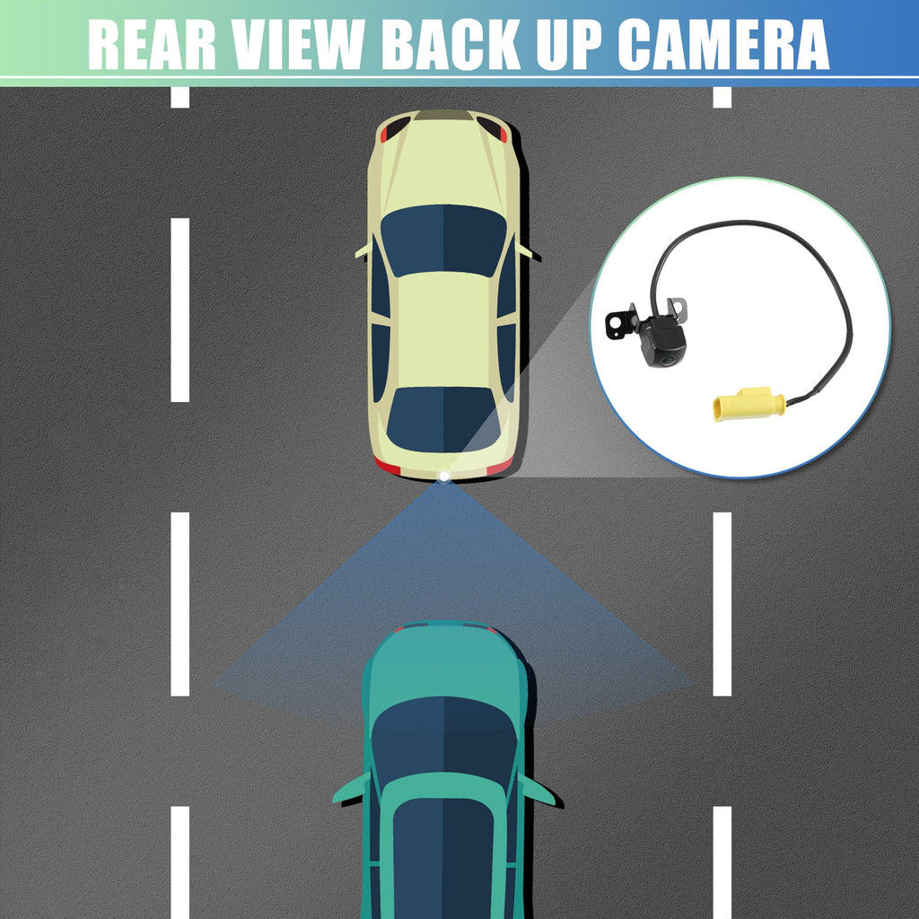 Unique Bargains Rear View Backup Camera Fluidproof 95760-2P600 for Kia Sorento 2014-2015 Plastic Metal Black Yellow